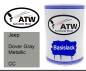 Preview: Jeep, Dover Gray Metallic, CC: 500ml Lackdose, von ATW Autoteile West.